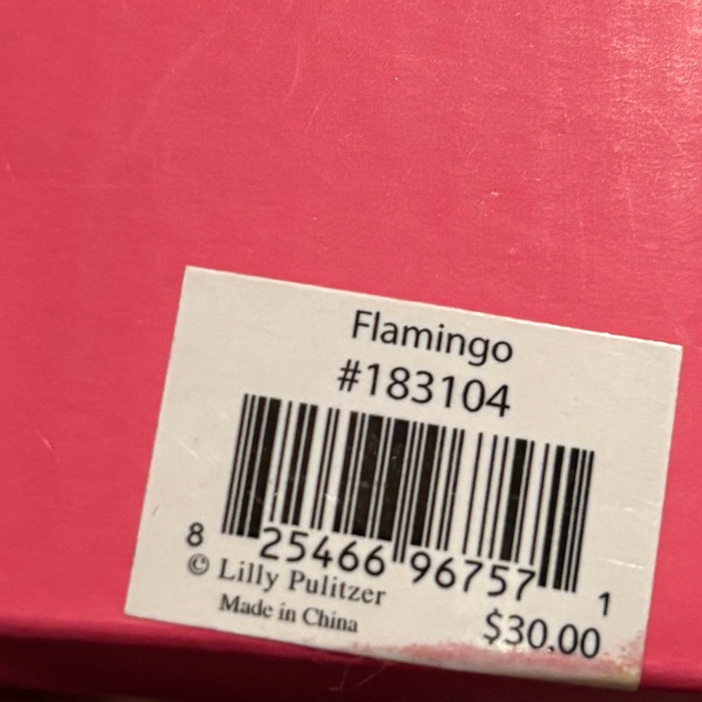 NWT ✨ Lilly Pulitzer Navy Tumbler with Hot Pink Flamingo 🦩 Accents - Picture 4 of 5